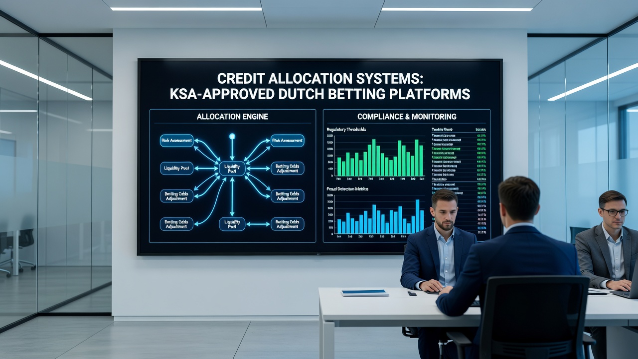 Detailopname van een kredietallocatie dashboard bij een Nederlandse bookmaker