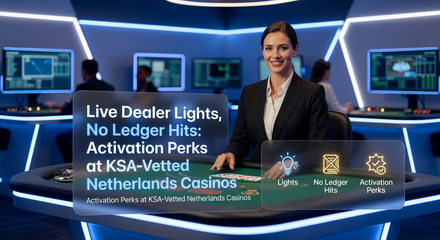 Live dealer tafels in actie bij een Nederlands online casino, met roulettewiel en kaarten in spotlight