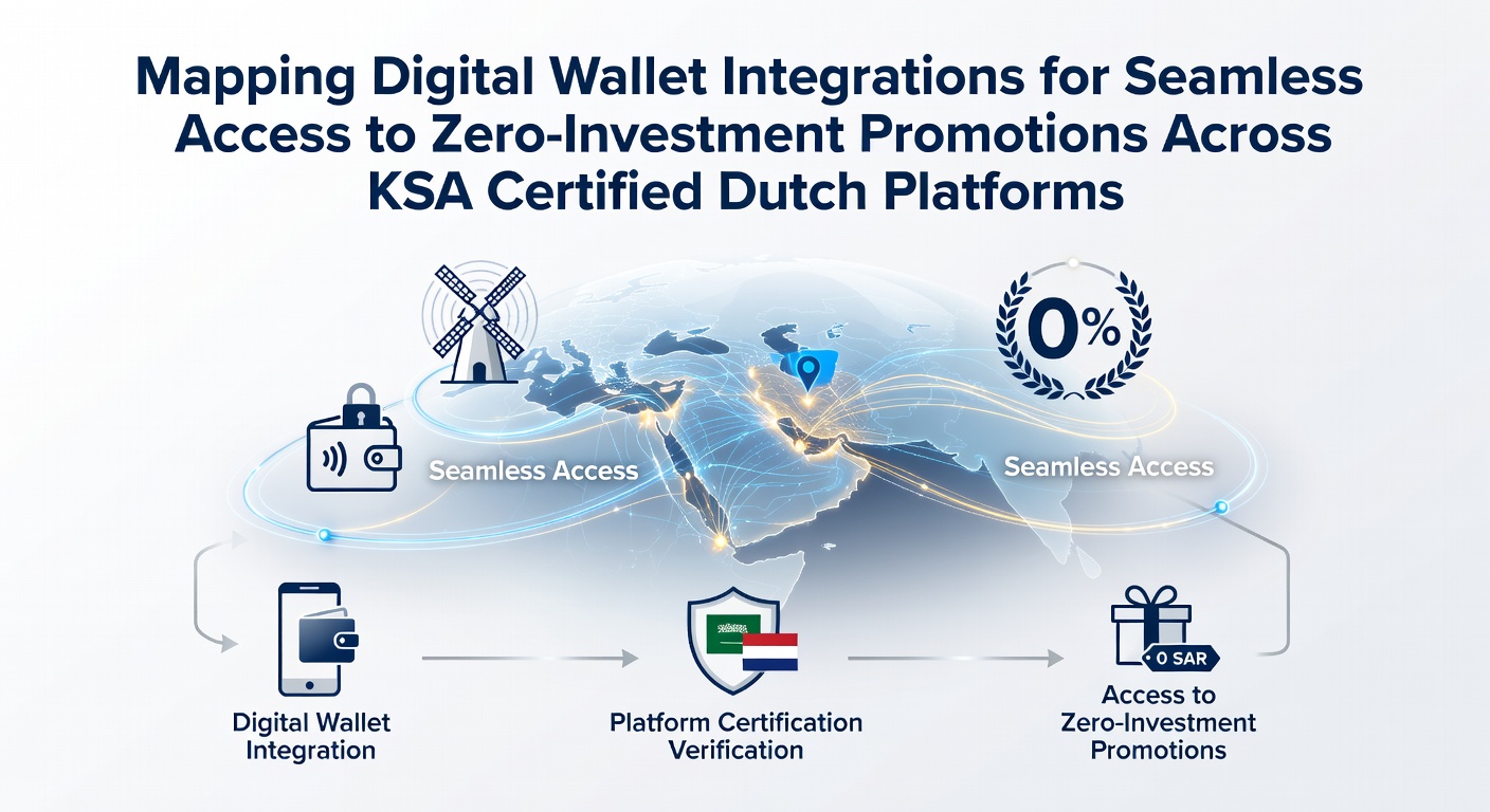 Illustratie van digitale wallet-integraties met Nederlandse gokplatforms