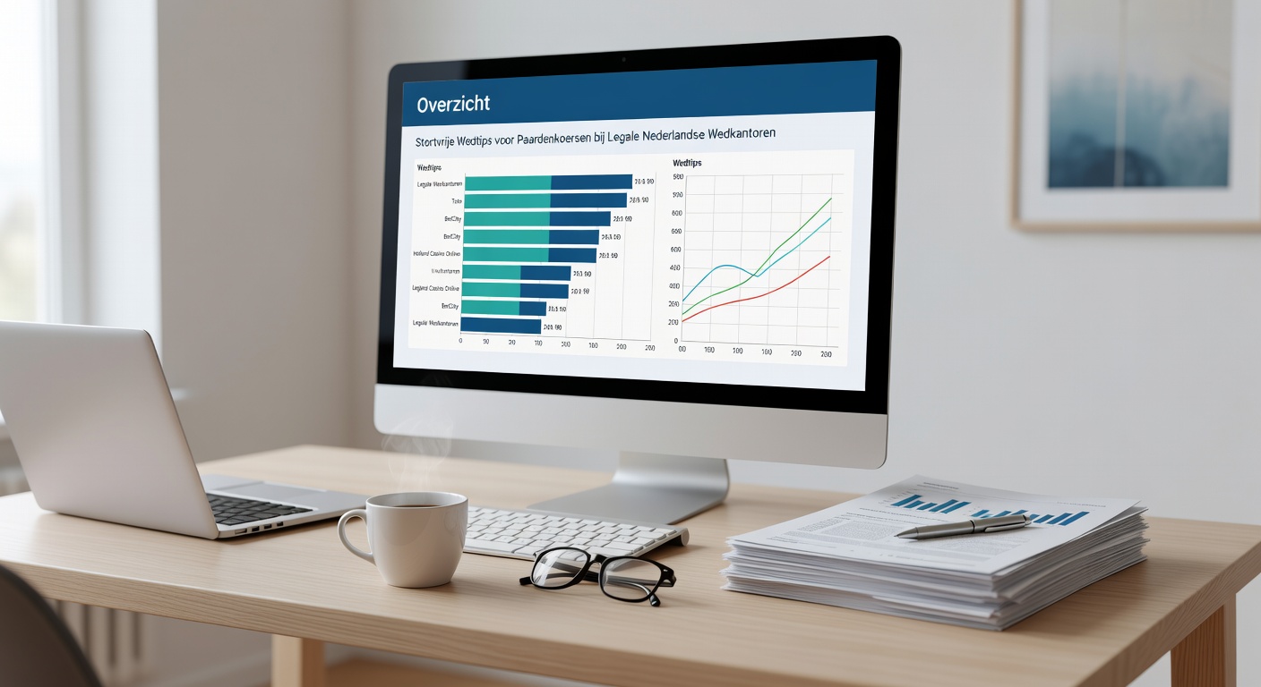 Jockeys en paarden op de startlijn bij een Nederlandse paardenkoers, met toeschouwers vol anticipatie voor de sprint