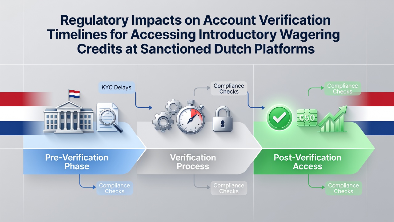 Illustratie van verificatieprocessen bij Nederlandse gokplatforms onder KSA-regelgeving