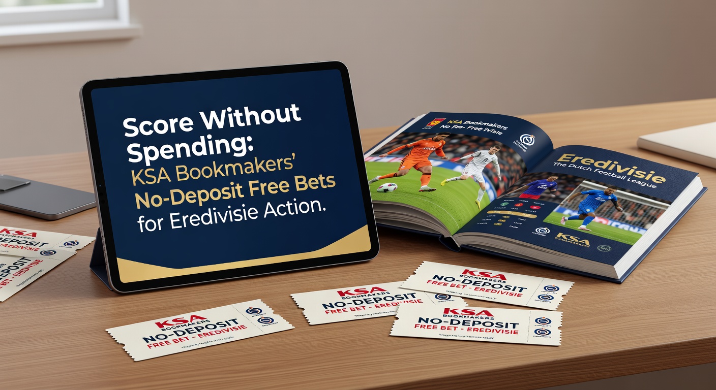 Volgepakt Eredivisie-stadion met fans die juichen tijdens een spannende wedstrijd, met boekmakerverwijzingen op de achtergrond