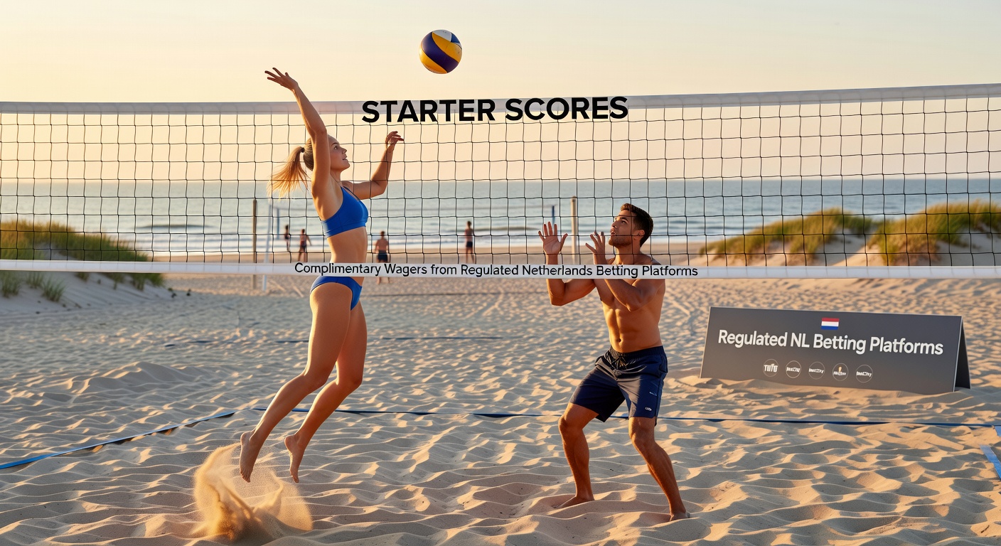 Beachvolleybalspelers duiken voor de bal tijdens een zonnig toernooi aan zee, met toeschouwers op de achtergrond