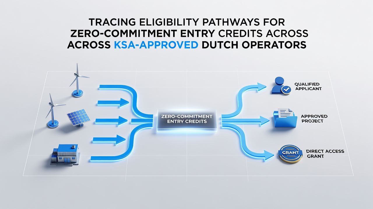 Diagram van verificatiepaden en regionale filters bij KSA-operators