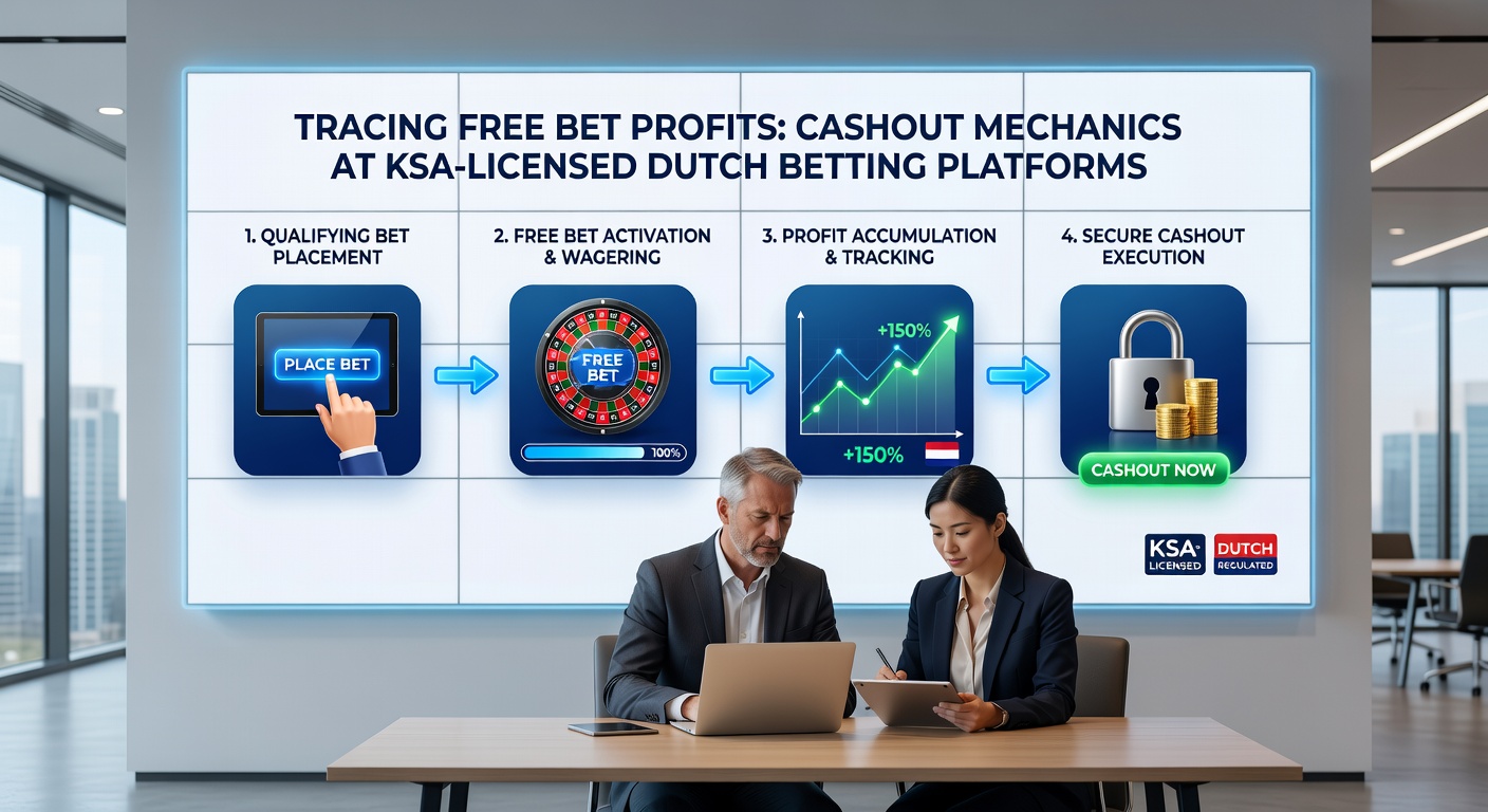 Schermafbeelding van een cashout-berekening op een KSA-platform, met free bet-winst en belastinginfo