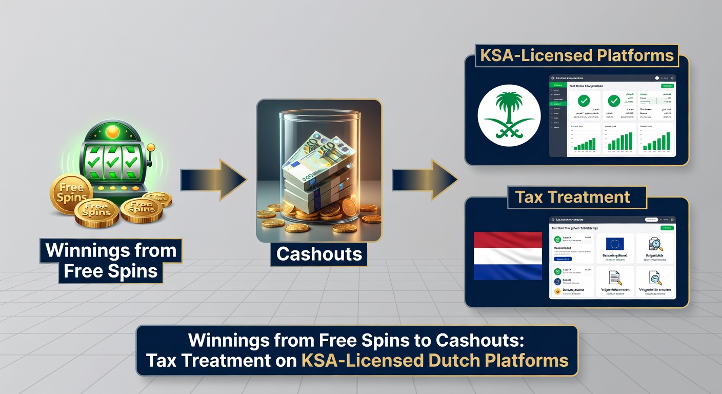 Overzicht van belastingaangifte en cashout flowchart voor Nederlandse gokwinsten